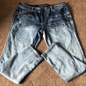 Maurice’s distressed jeans.